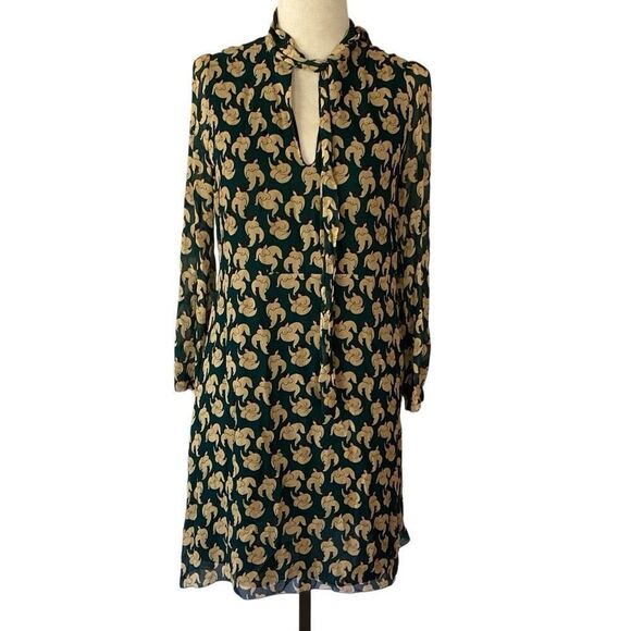 Anthropologie Ottod’ame Femme Tie Neck Dress US 8 Naked Women Made in Italy - Picture 3 of 14